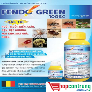 thuốc phun muỗi fendo green 100sc