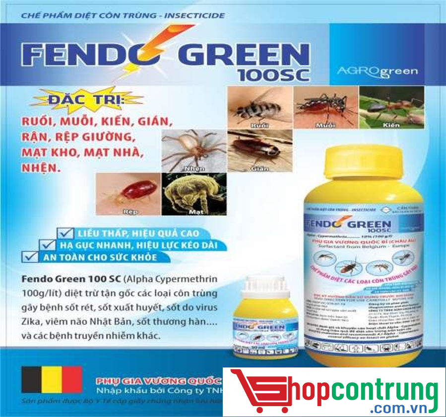 thuốc phun muỗi fendo green 100sc thuốc phun muỗi fendo green 100sc