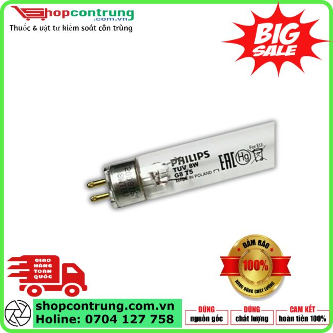 BÓNG ĐÈN DIỆT KHUẨN PHILLIPS 8W 1