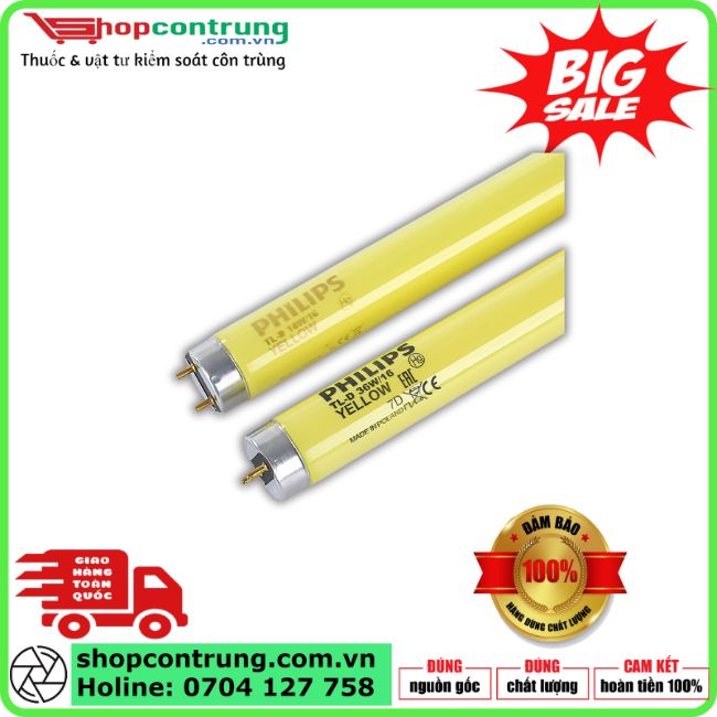 Bóng đèn vàng phillips đuổi côn trùng 36w