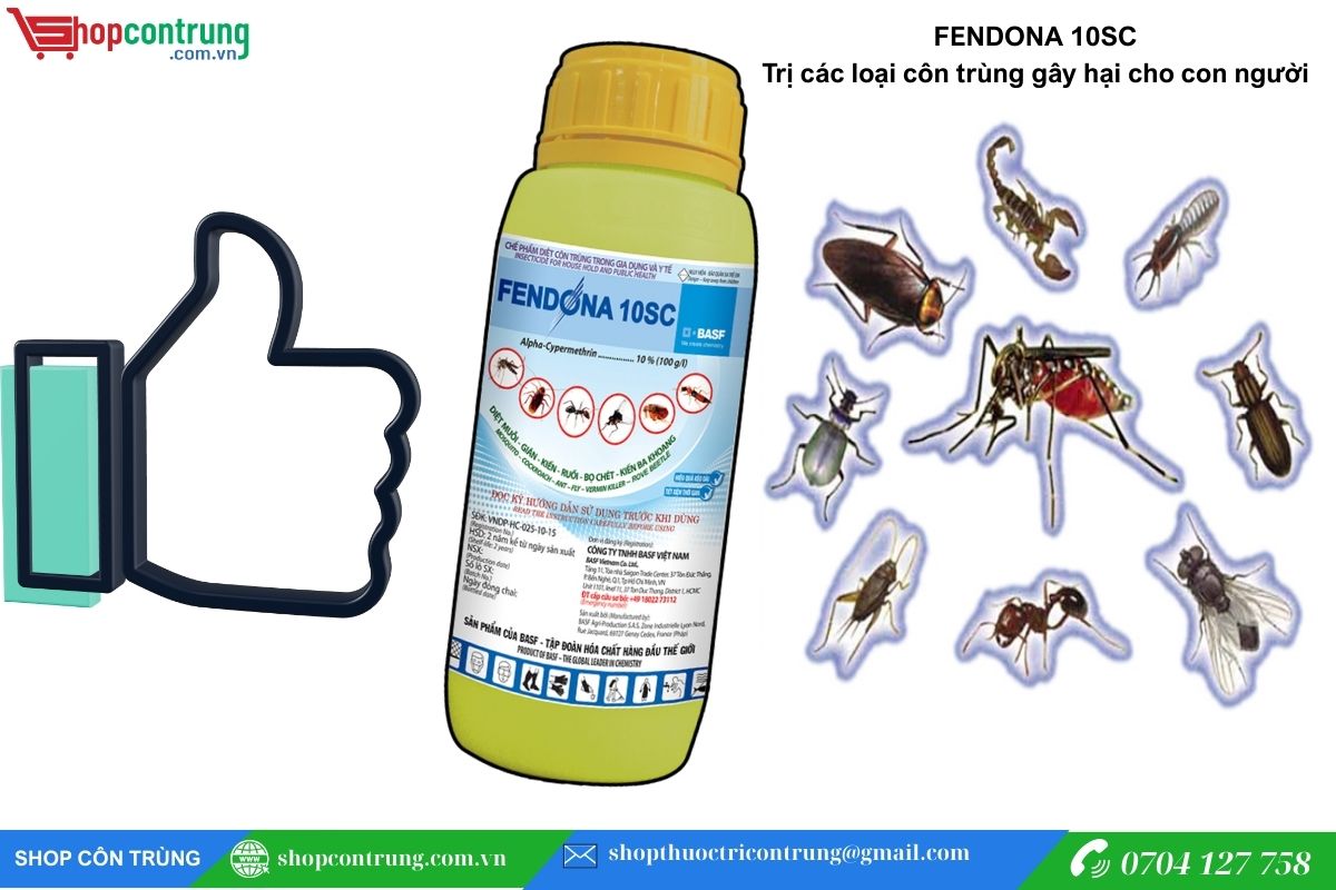 Công dụng của thuốc diệt côn trùng FENDONA 10SC