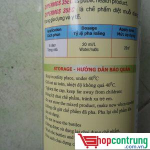 Cyper Green 35 EC thuốc diệt muỗi