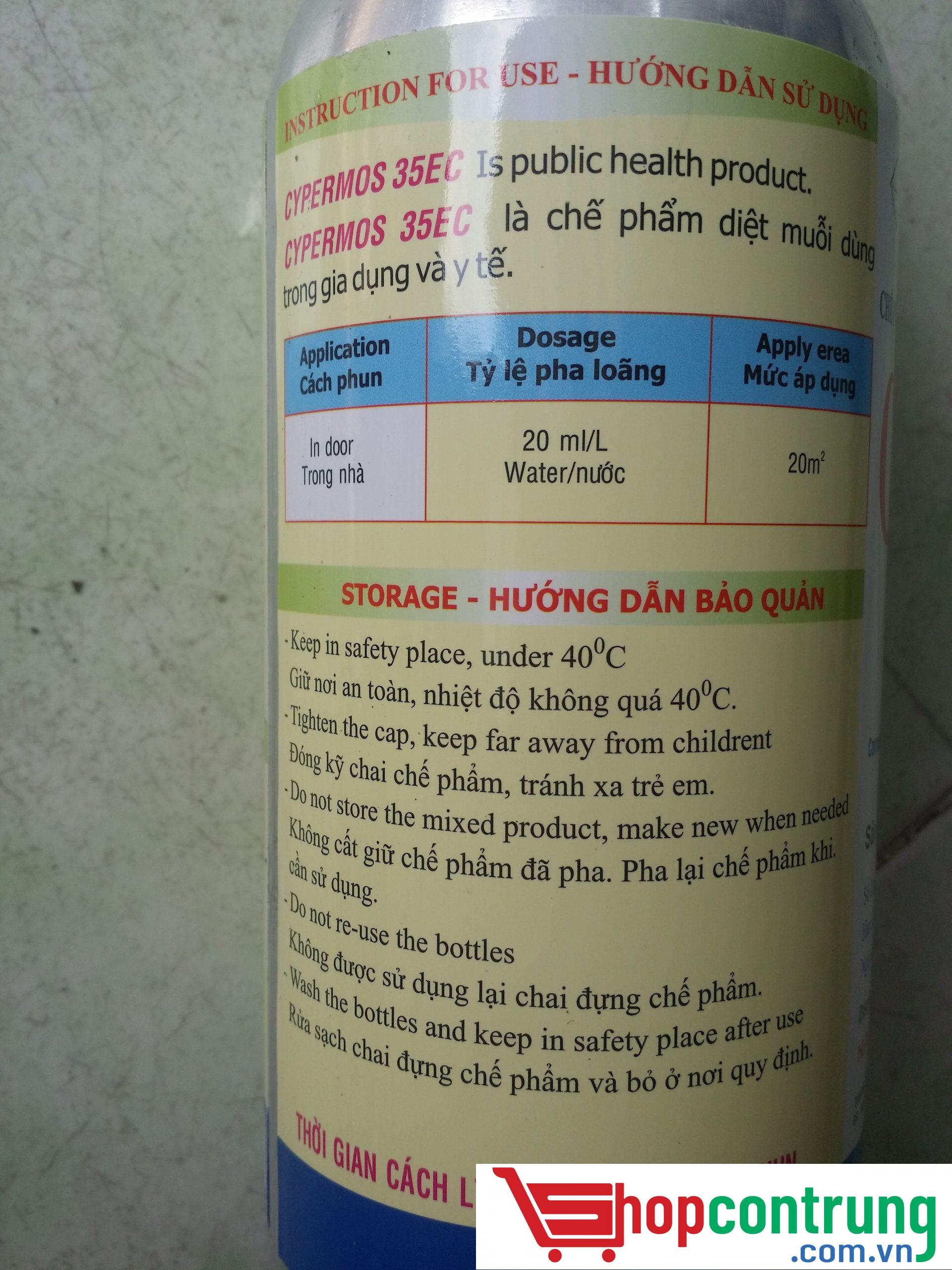 Cyper Green 35 EC thuốc diệt muỗi Cyper Green 35 EC thuốc diệt muỗi