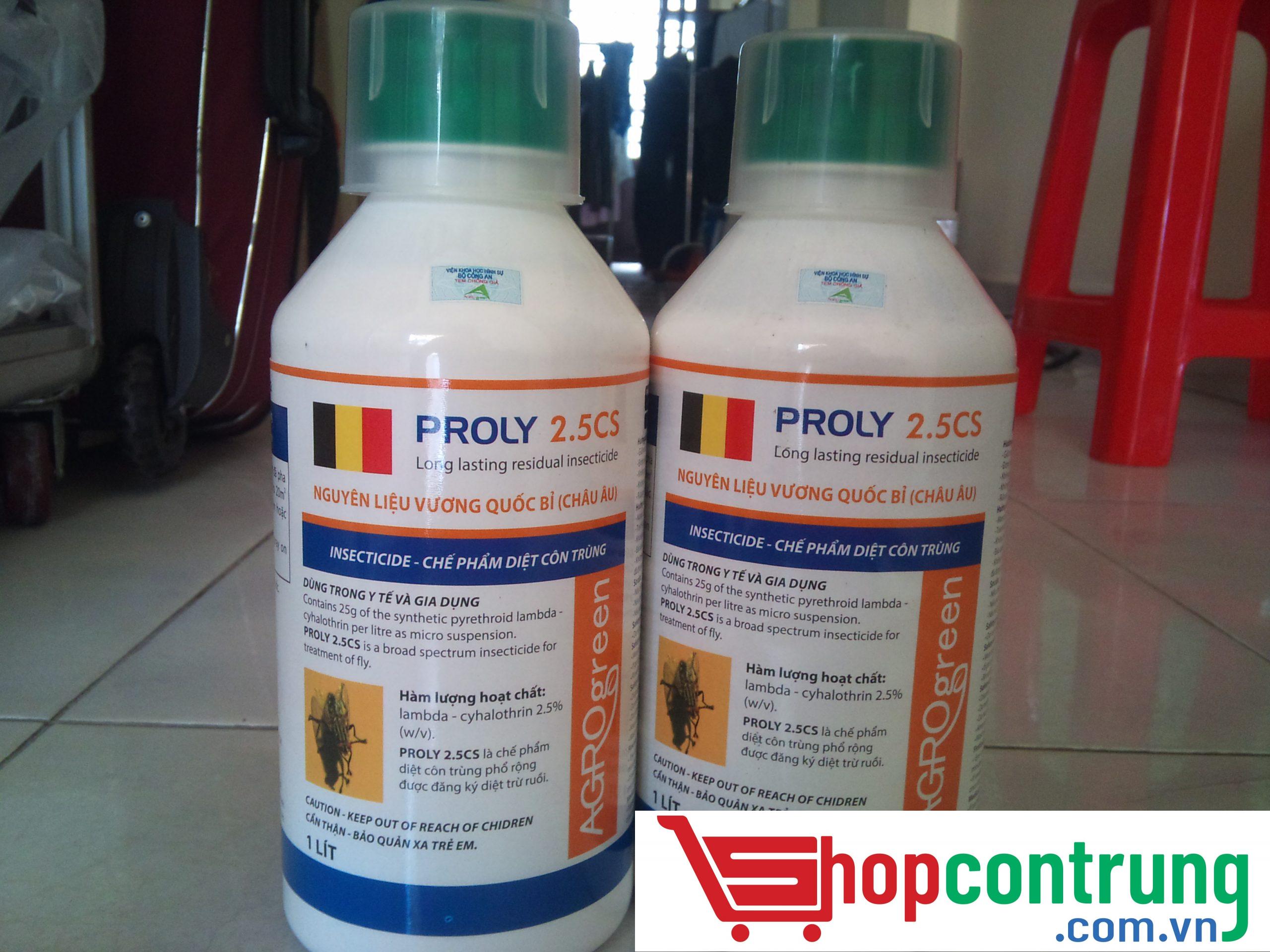 Proly 2.5CS thuốc diệt ruồi Proly 2.5CS thuốc diệt ruồi