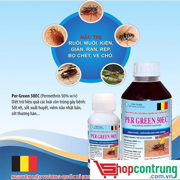 Thuốc diệt côn trùng Per Green 50EC Thuốc diệt côn trùng Per Green 50EC