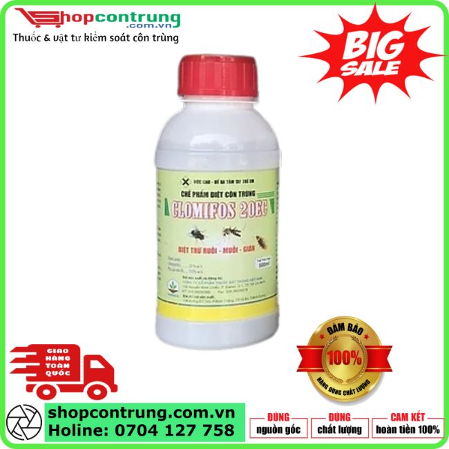 thuốc diệt côn trùng CLOMIFOS 20EC