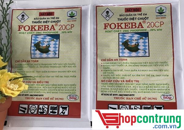 FOKEBA 20% thuốc diệt chuột FOKEBA 20% thuốc diệt chuột