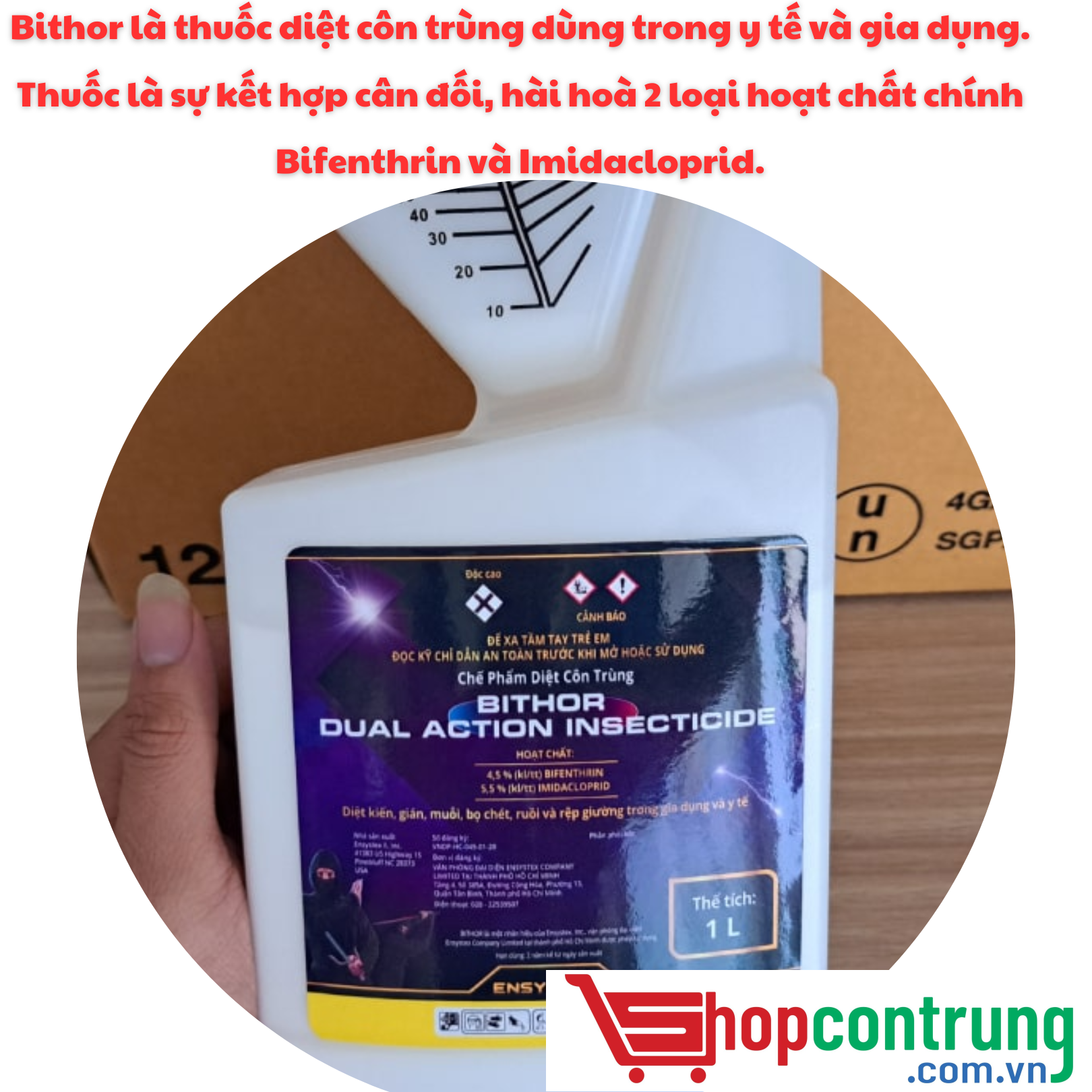 Thuốc diệt xịt côn trùng Bithor Dual Action Insecticide Thuốc diệt xịt côn trùng Bithor Dual Action Insecticide