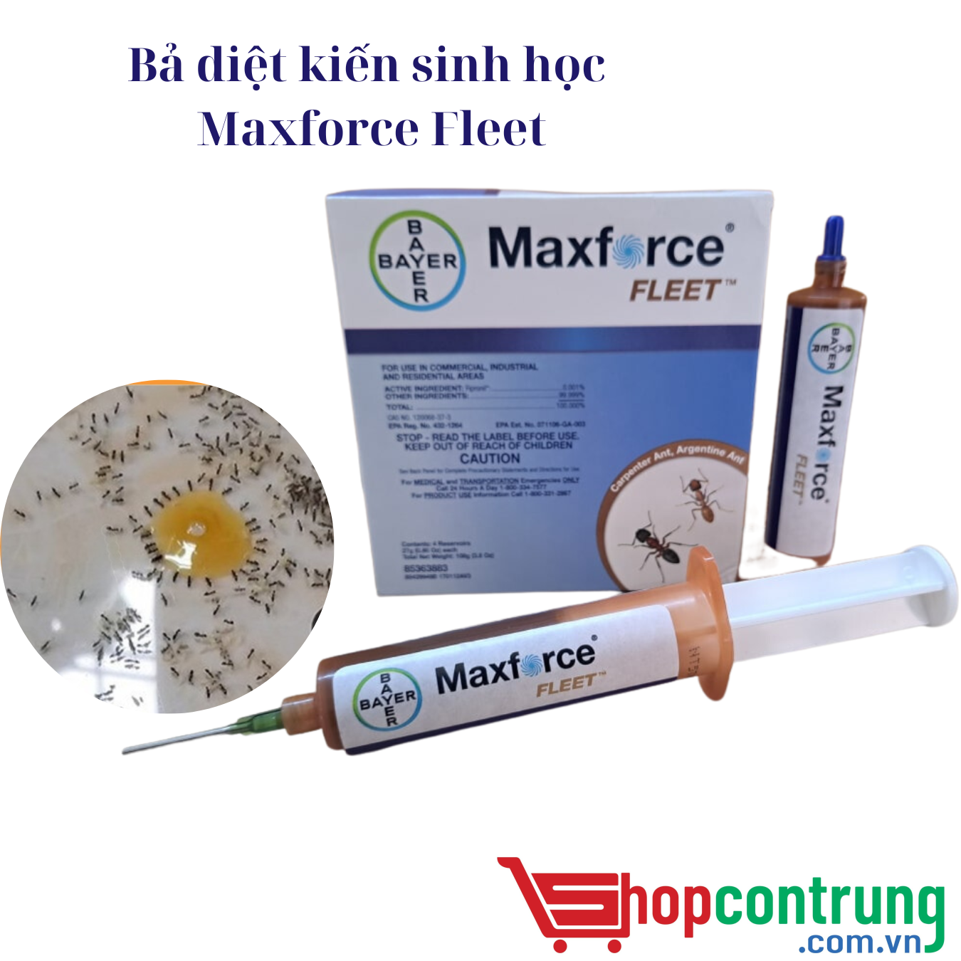 Bả diệt kiến sinh học Maxforce Fleet Bả diệt kiến sinh học Maxforce Fleet