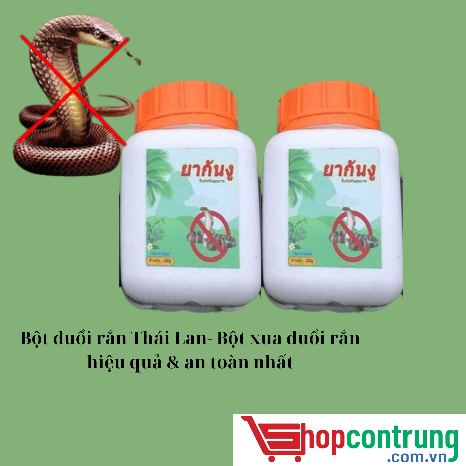 Bột đuổi rắn Thái Lan Bột đuổi rắn Thái Lan