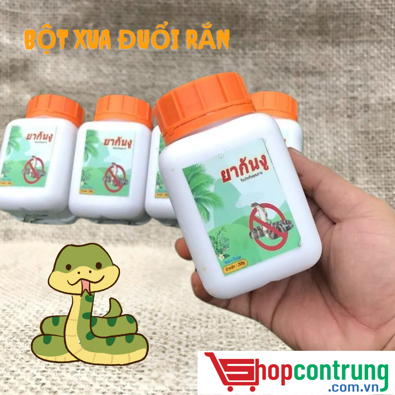 Bột xua đuổi rắn Bột xua đuổi rắn