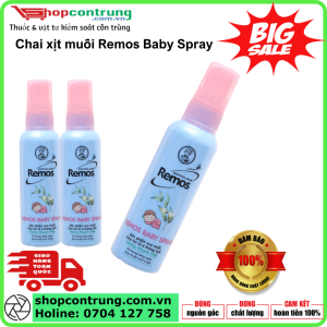 Chai xịt muỗi Remos Baby Spray