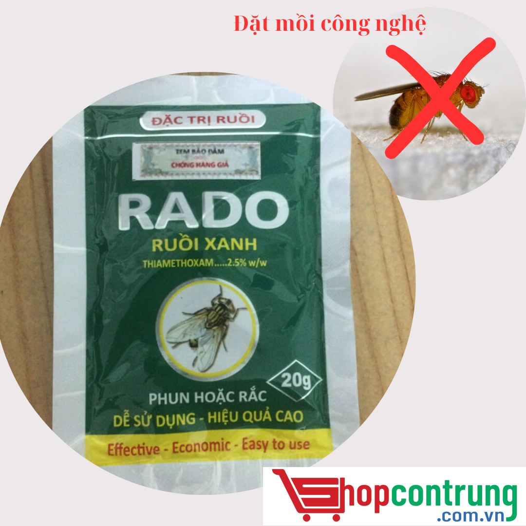 Đặt mồi công nghệ diệt Ruồi giấm