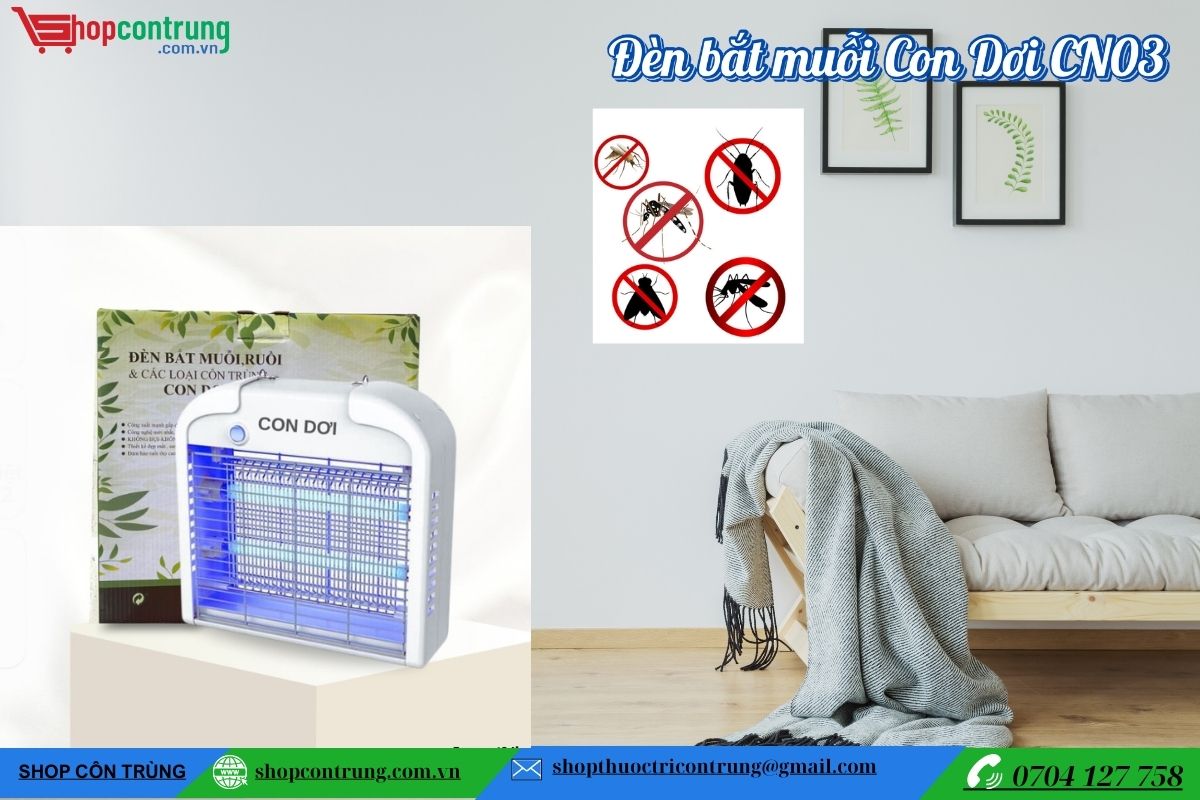 Đèn bắt muỗi Con Dơi CN03