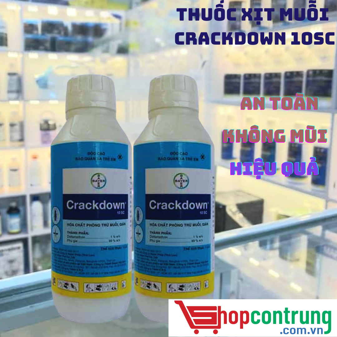 Thuốc xịt muỗi Crackdown 10SC Thuốc xịt muỗi Crackdown 10SC