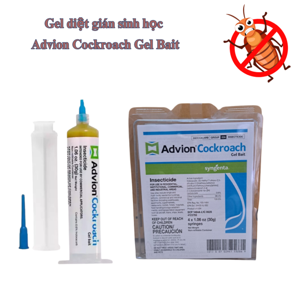 Gel diệt gián sinh học Advion Cockroach Gel Bait