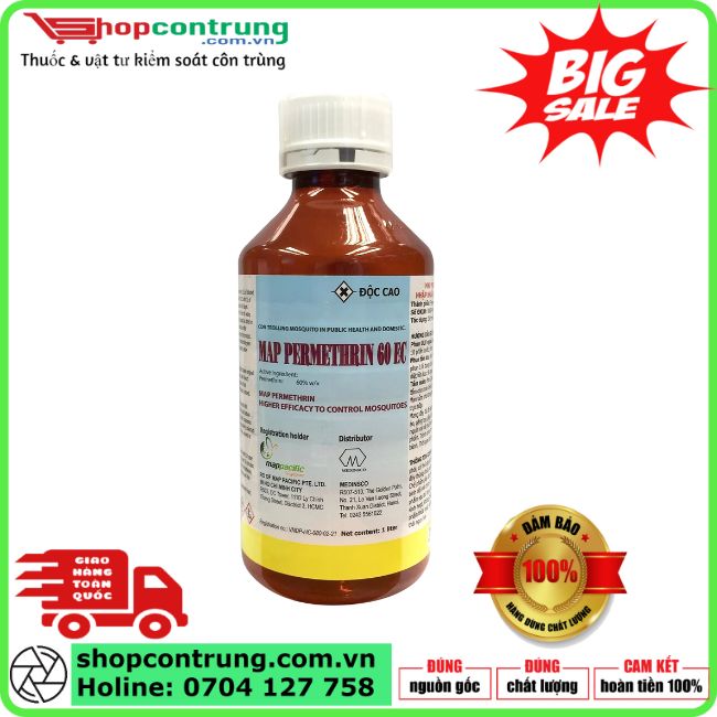Thuốc Diệt Muỗi Map Permethrin 60EC