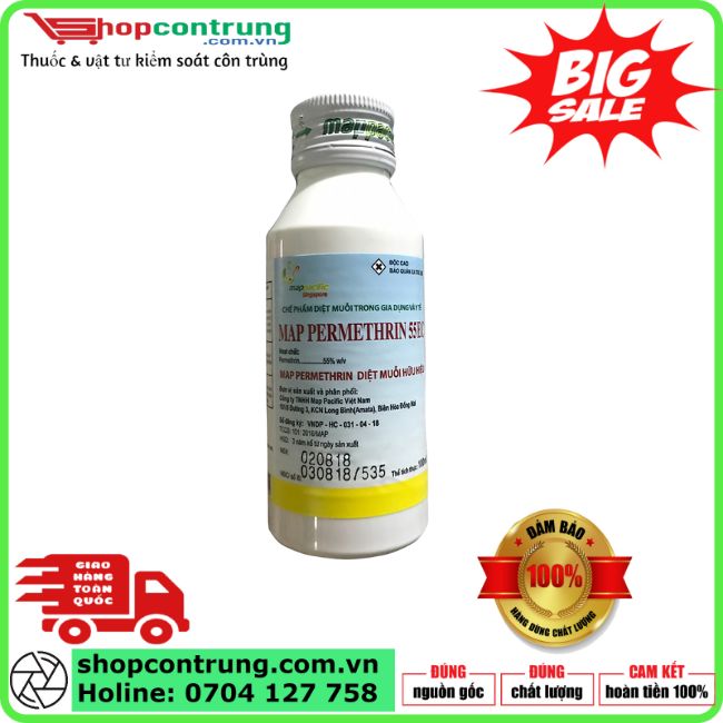 Thuốc diệt muỗi MAP PERMETHRIN 55EC