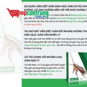 Thuốc diệt gián tận gốc AMB