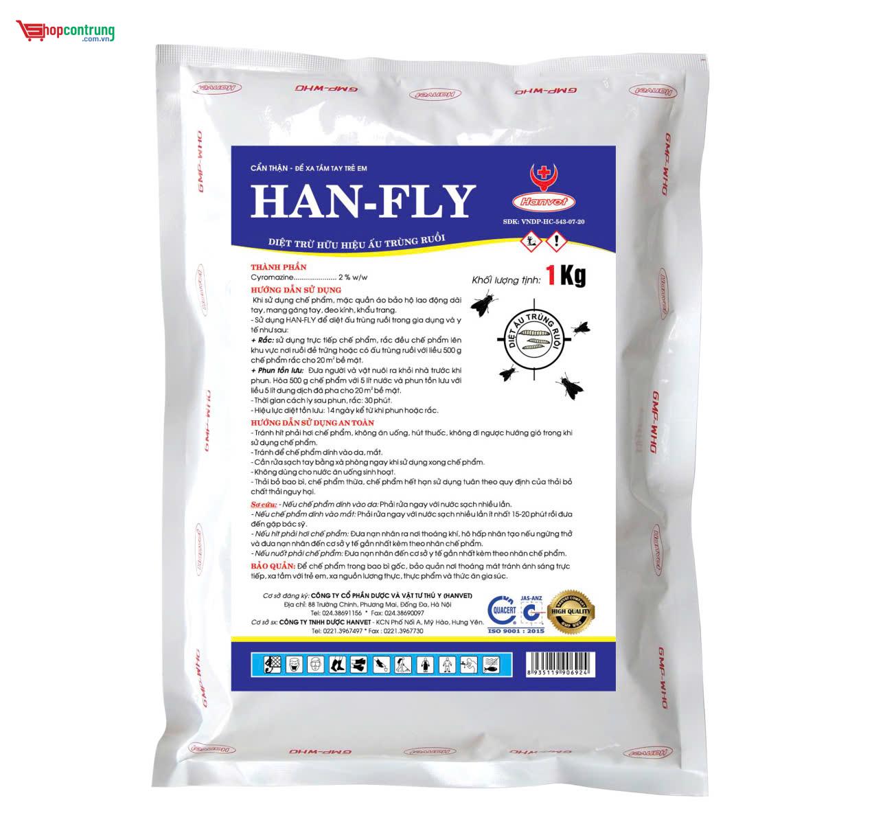 thuốc diệt ấu trùng ruồi