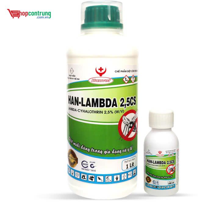 Thuốc diệt muỗi Han-Lambda 2.5 CS Thuốc diệt muỗi Han-Lambda 2.5 CS