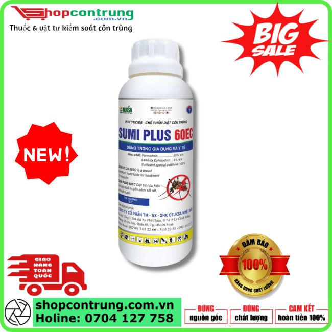 thuốc diệt muỗi SUMI PLUS 60EC
