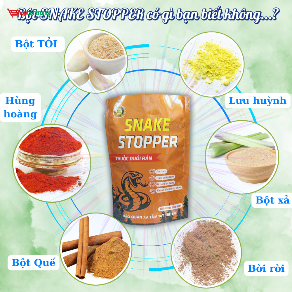 BỘT TRỪ RẮN NAKE STOPPER