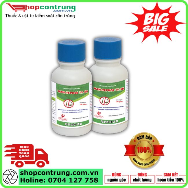 Thuốc Diệt Ấu Trùng Muỗi HAN-TEPHOS 1% SG 1