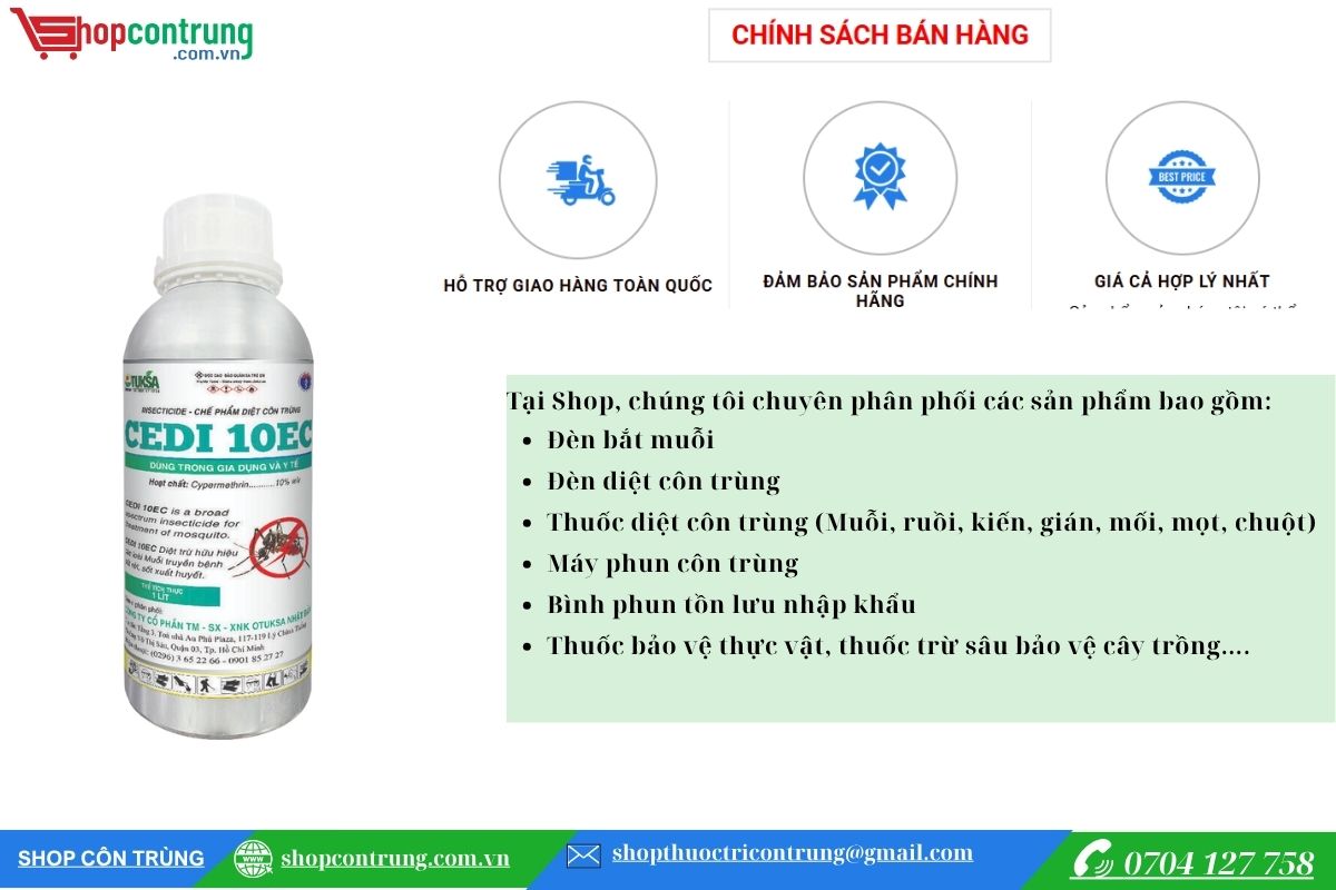Thuốc Diệt Muỗi Cedi 10EC
