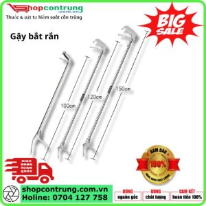 Gậy bắt rắn chính hãng, an toàn cho gia đình và trang trại