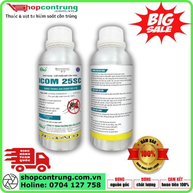 Thuốc diệt muỗi y tế cao cấp ICOM 25SC