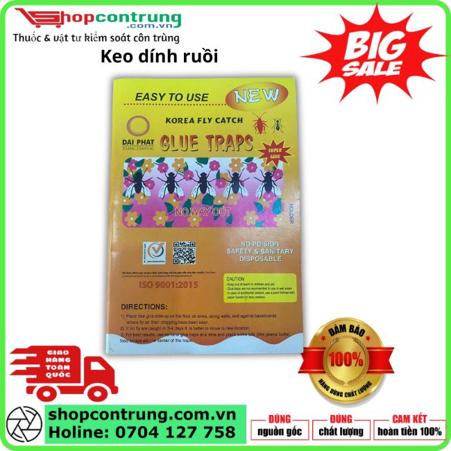 Keo Bẫy Ruồi Hàn Quốc Đại Phát – Giải Pháp Diệt Ruồi An Toàn, Siêu Dính