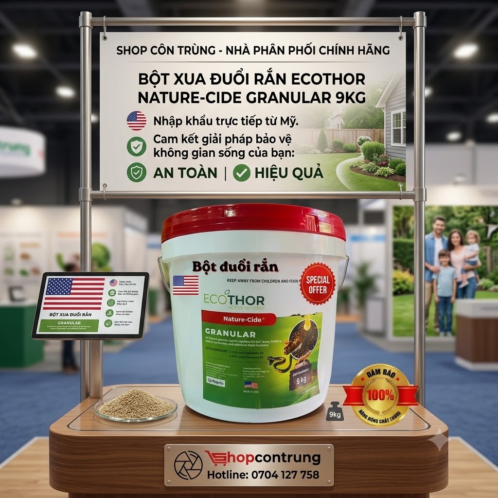Mua Bột Đuổi Rắn Ecothor Nature-Cide 9kg Ở Đâu Uy Tín?