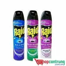 Chai thuốc xịt Raid