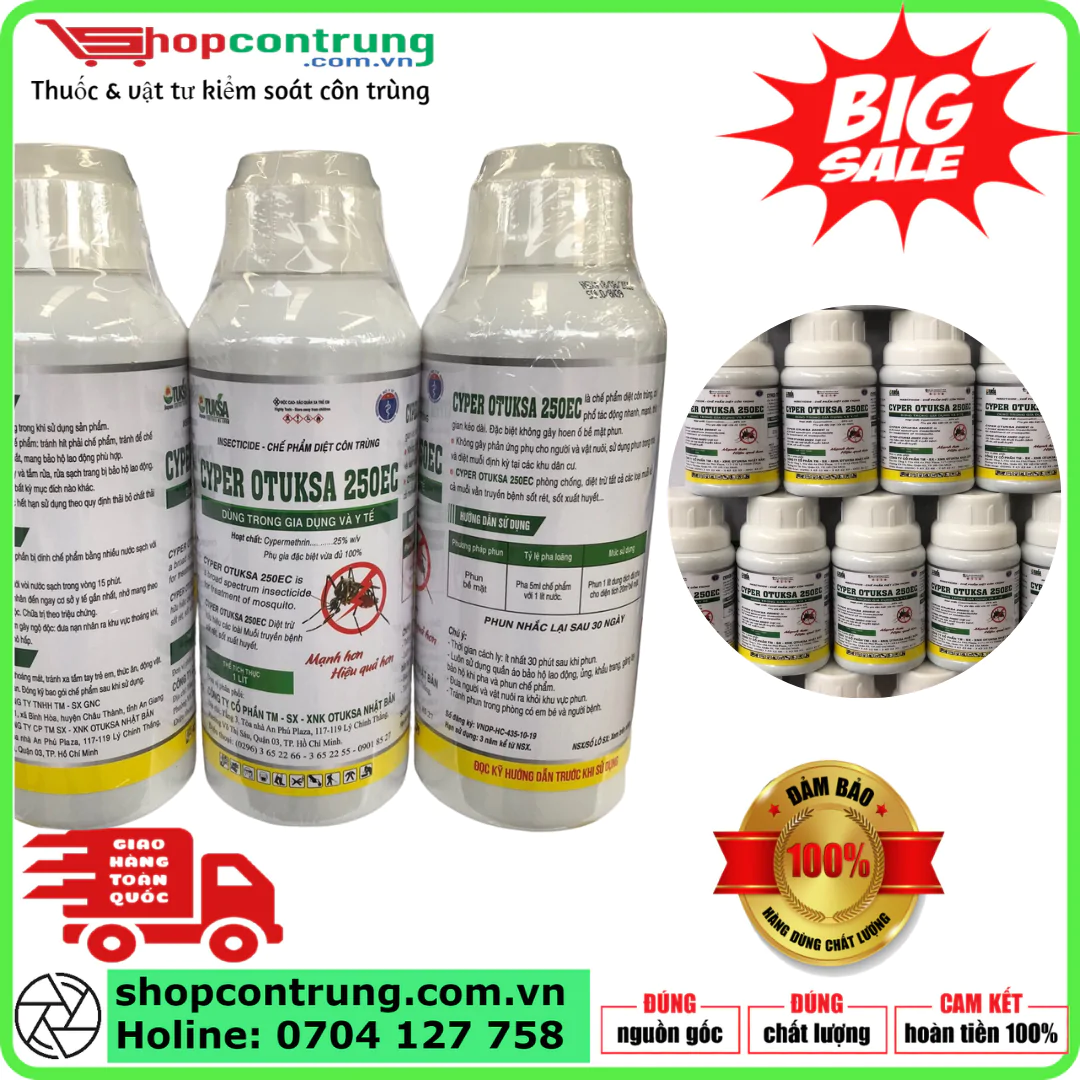 Thuốc diệt muỗi Cyper Otuksa 250EC