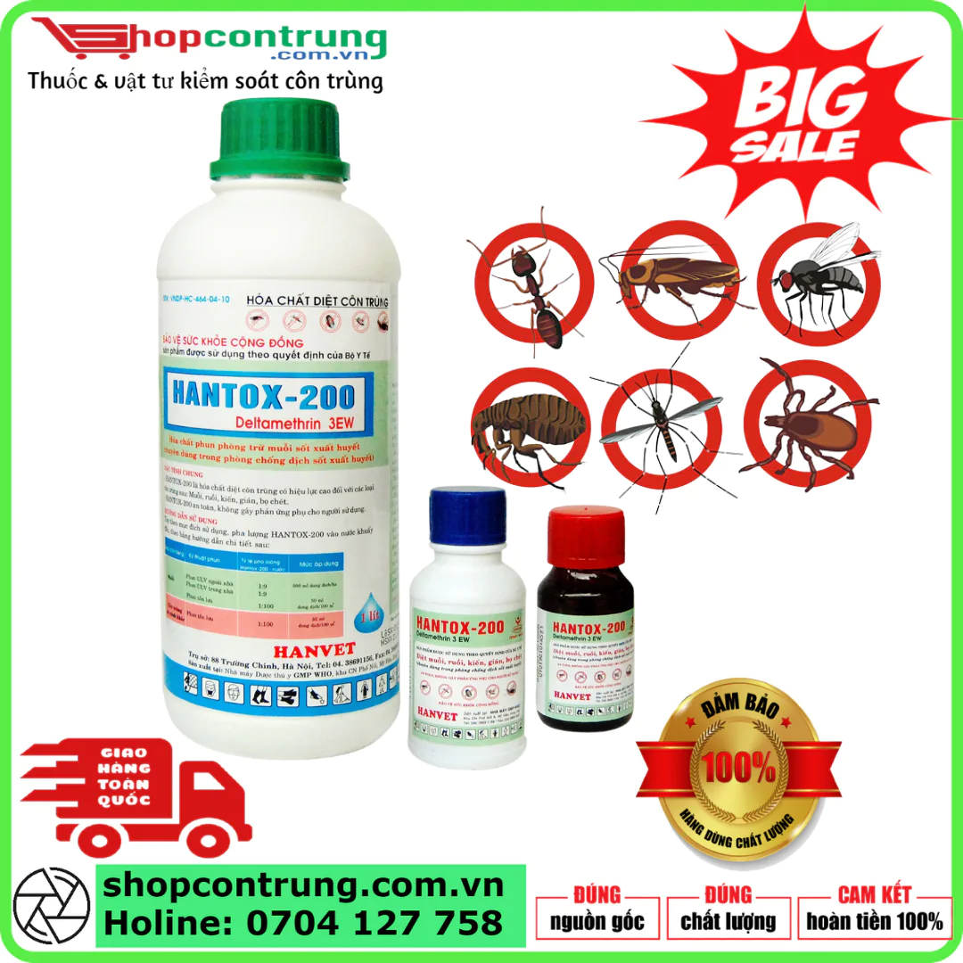 Thuốc diệt côn trùng hantox-200
