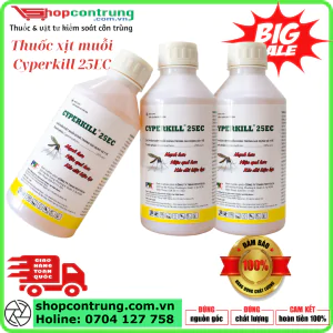 Thuốc xịt muỗi Cyperkill 25EC