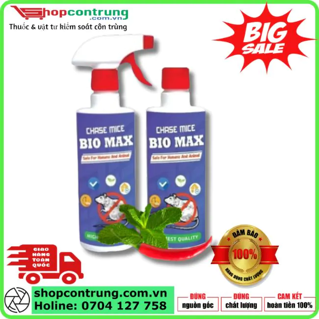 Xịt đuổi chuột Bio Max